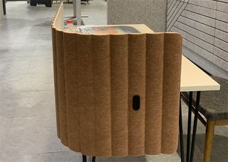अर्ध कठोर सतह एंटी स्टेटिक 4'x8 'ध्वनिक डेस्क डिवाइडर