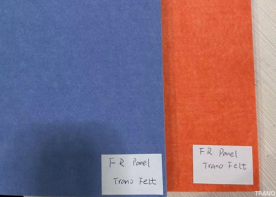 3.3 किग्रा / वर्गमीटर अग्निरोधी चारकोल पालतू ध्वनिक पैनल ध्वनि अवशोषित महसूस किया: